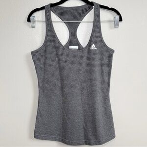 Adidas Aeroknit Racerback Tank Top Athletic  Gray Size Small